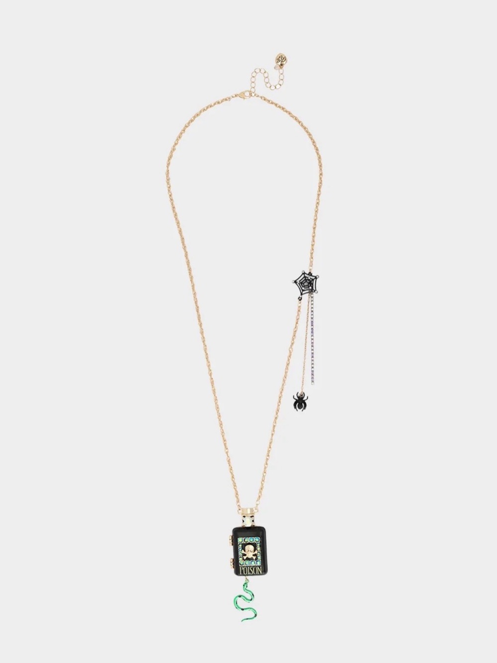 BETSEY JOHNSON POISON HALLOWEEN LONG PENDANT NECKLACE - NWT - Picture 6 of 6